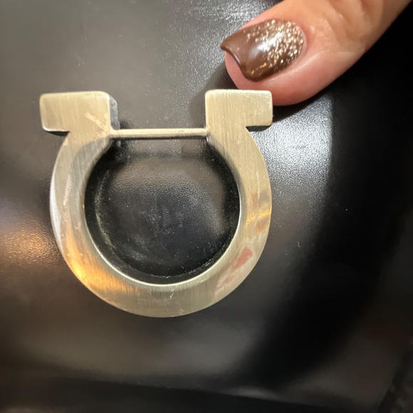 EUC Salvatore Feragamo Black Leather Tote w\COA - Picture 13 of 16